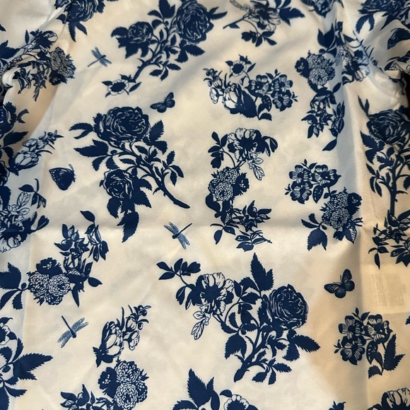 New Girls Blue/White Dress Top size 4 - Picture 2 of 2